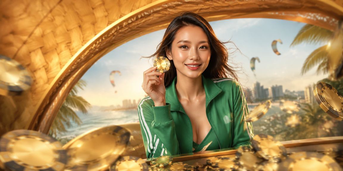 Không khí giải trí đặc trưng Việt Nam tại Mũi Né với nón lá và sòng bài ngoài trời